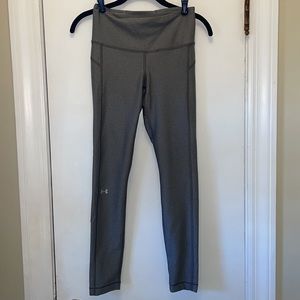 Gray Compression HeatGear Leggings Small
